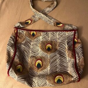 Elegant Peacock Feather Tote Bag